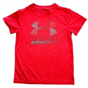 Under Armour Kids Vibrant Red Tee